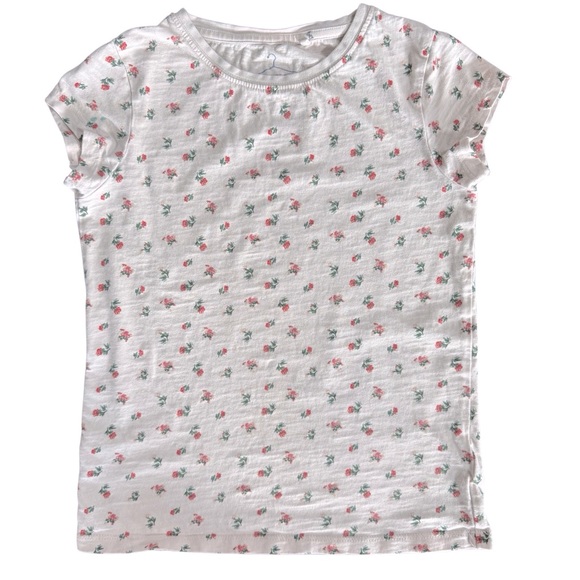 next Other - Girls Floral Shirt,Next, Size 7, Light Pink, SUPER CUTE SHIRT WITH OVERA…